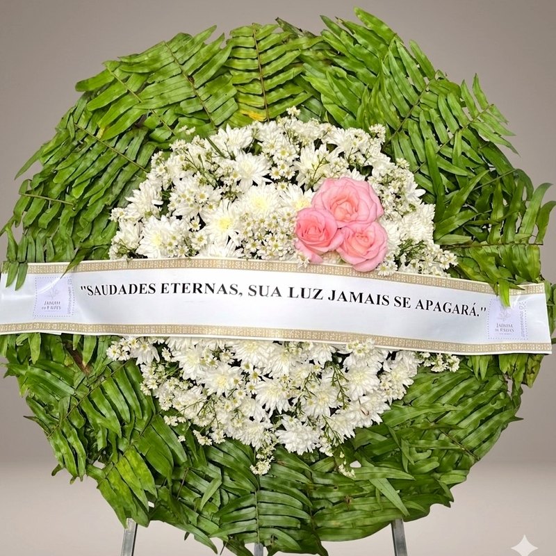 Coroa de flores Disco M Essencial em Petrolina e Juazeiro